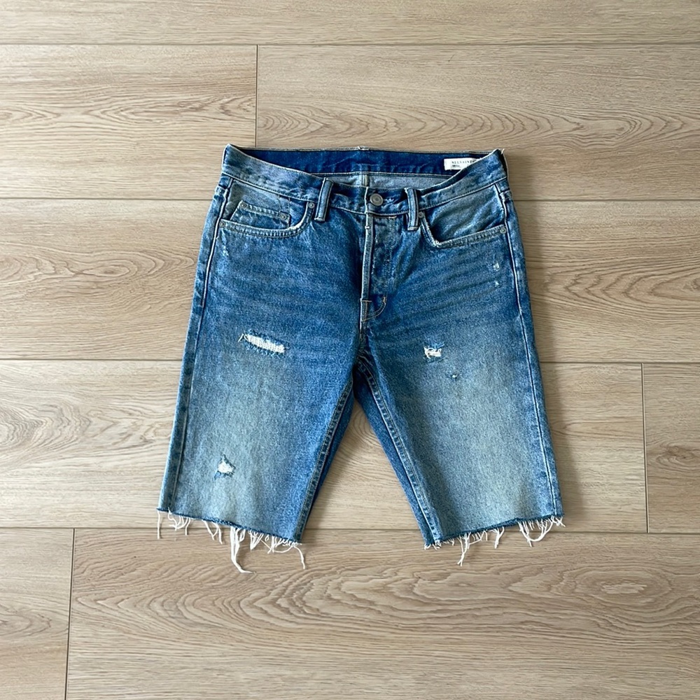 All Saints Jean Shorts